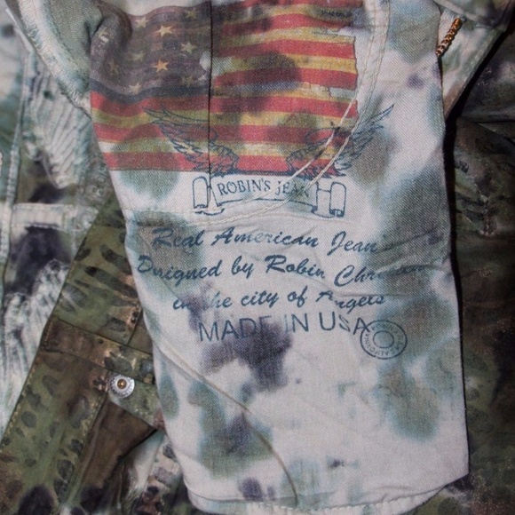 New ROBIN'S JEAN sz 29 Marlon Straight Coated Jean - Picture 7 of 8